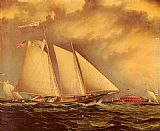 Yachting Off Castle Garden by James E. Buttersworth